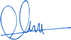 Transparent Blue Signature - Blue Signature, HD Png Download